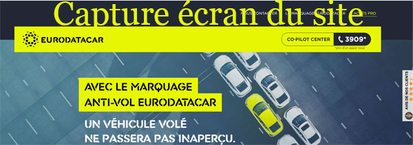 Accès au site Eurodatacar
